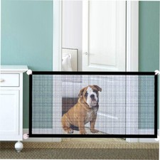 180 72CM Dog Safety Gate  Mesh Fence Portable Folding Safety F8B5