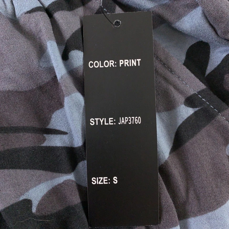 Pantalones de chándal Hot Kiss para mujer talla pequeña gris camuflaje suave chill out salón nuevos con etiquetas Foto 3 de 4