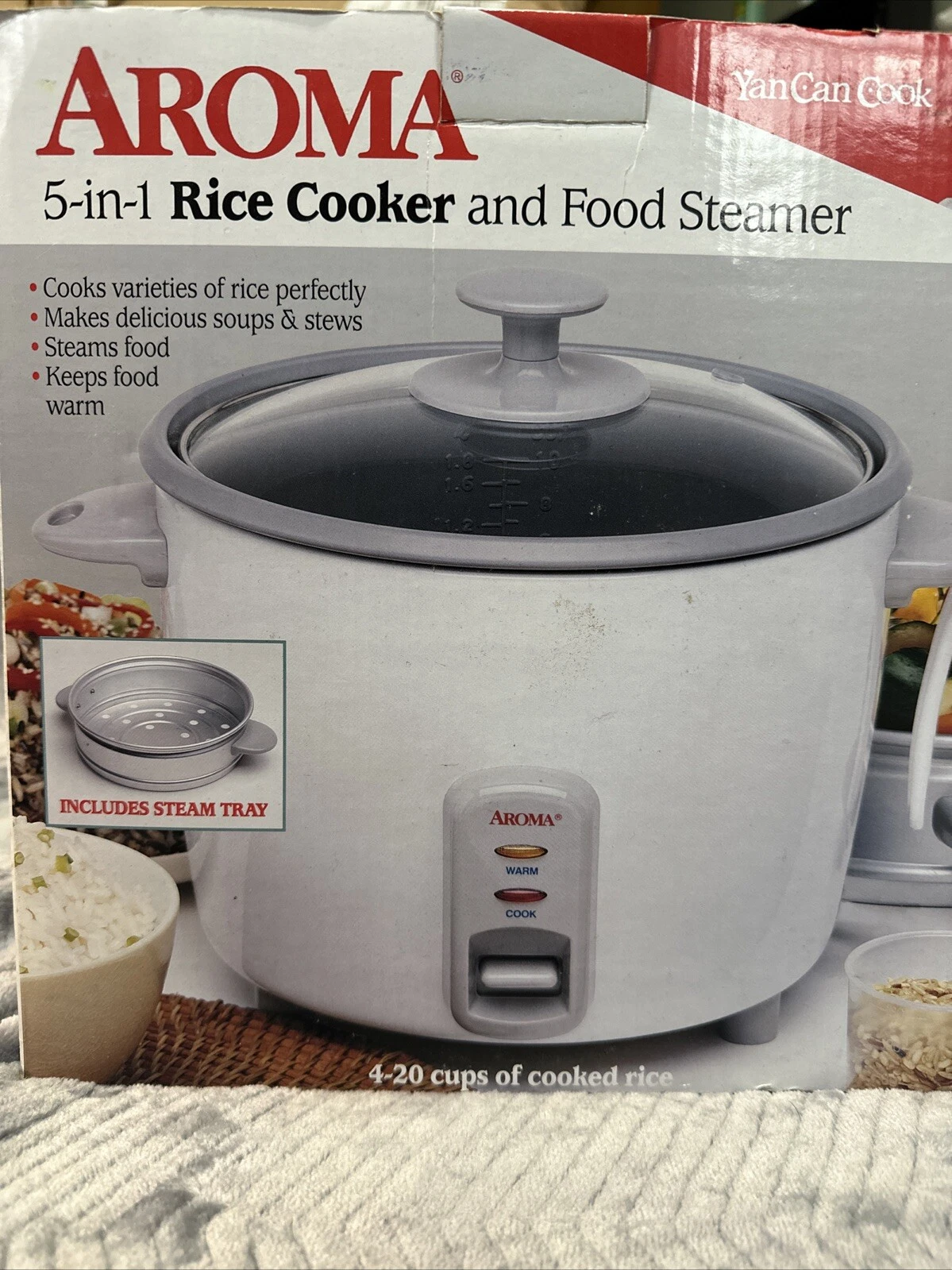 Aroma 5-in-1 Rice Cooker And Steamer