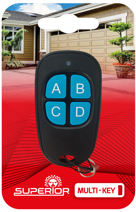 Radiocomando Telecomando multifrequenza autoapprendente per cancelli 433 - 868Mh