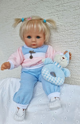 Zapf Puppe 54 cm 50-Z-18 blonde Spielpuppe Babypuppe aus 80-er Jahren Doll 06 - Bild 20 von 24