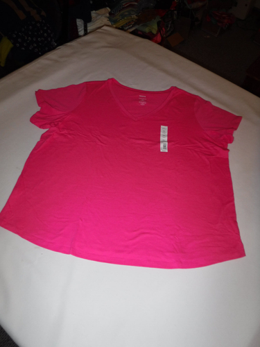 Size Plus Short Sleeve T-Shirts, Sonoma, 3X,2X,1X, Crew Neck & V Neck Many Color - Picture 36 of 72