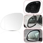 Mirror Glass Driver LH Side Heated With Backing Plate Fit 2009-2017 VW Tiguan