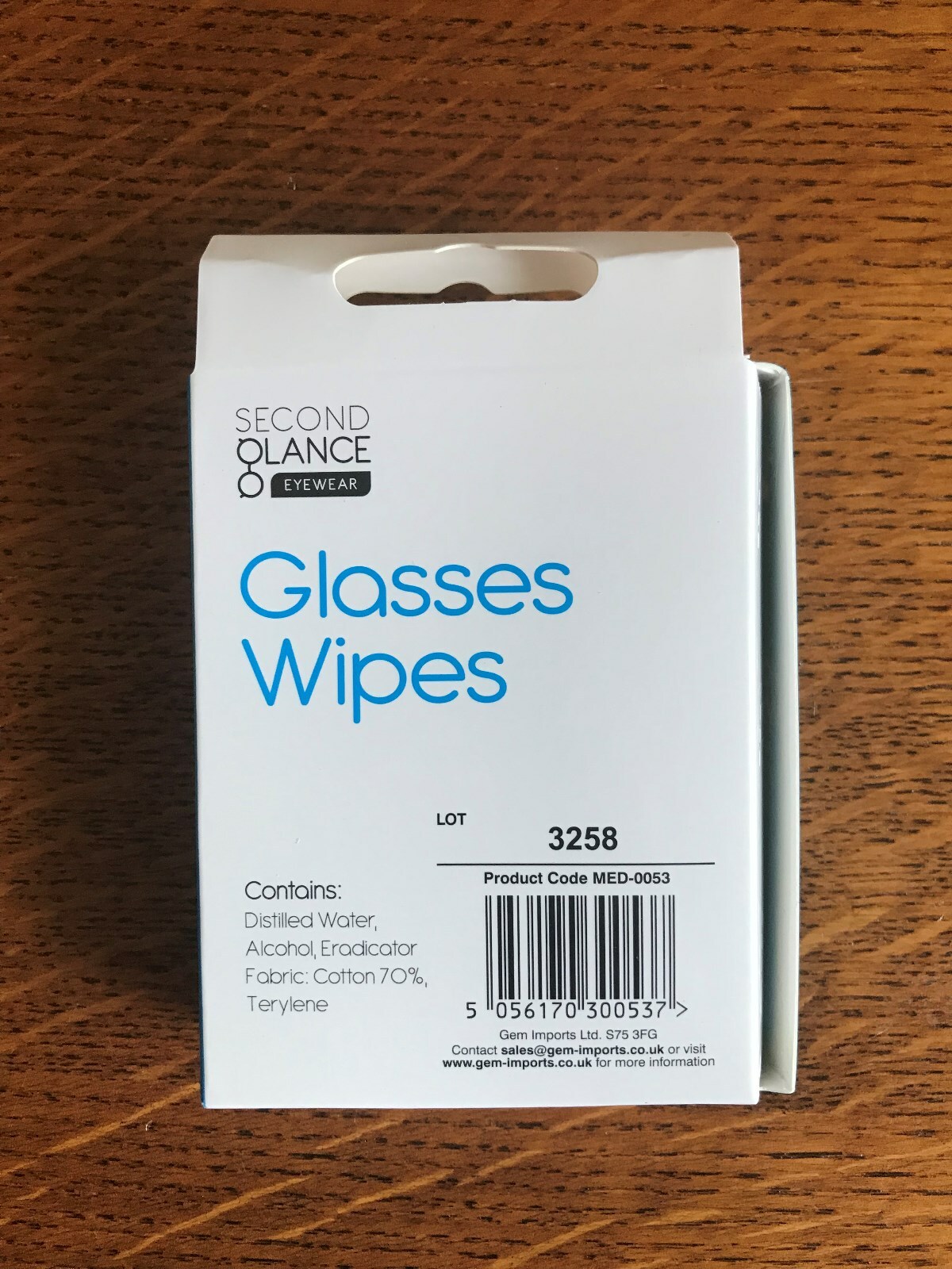 Pack 24 Glasses Lens Wipes Cleaner Optical Wipe Spectacles Lenses Clean