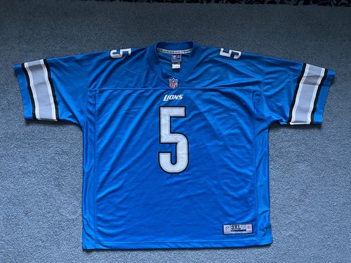 Detroit Lions Matt Prater #5 NFL Pro Line Replica Jersey Adult Size 3XL