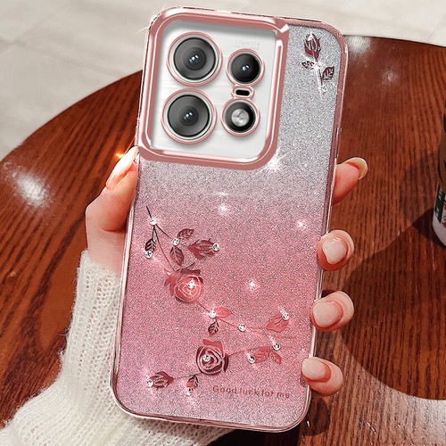 For Motorola Edge 50 Pro, Phone Case Luxury Bling Glitter Clear Cover Shockproof - Picture 9 of 12