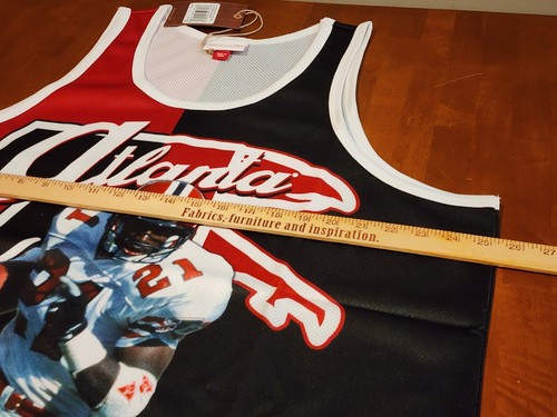 New Mitchell & Ness NFL Atlanta Falcons Deion Sanders Mesh Jersey Tank Size 2XL - Picture 10 of 13
