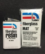 USC 58015 Fiberglass Resin With Fiberglass Mat 8 sq-ft Quart USC-58015 58075
