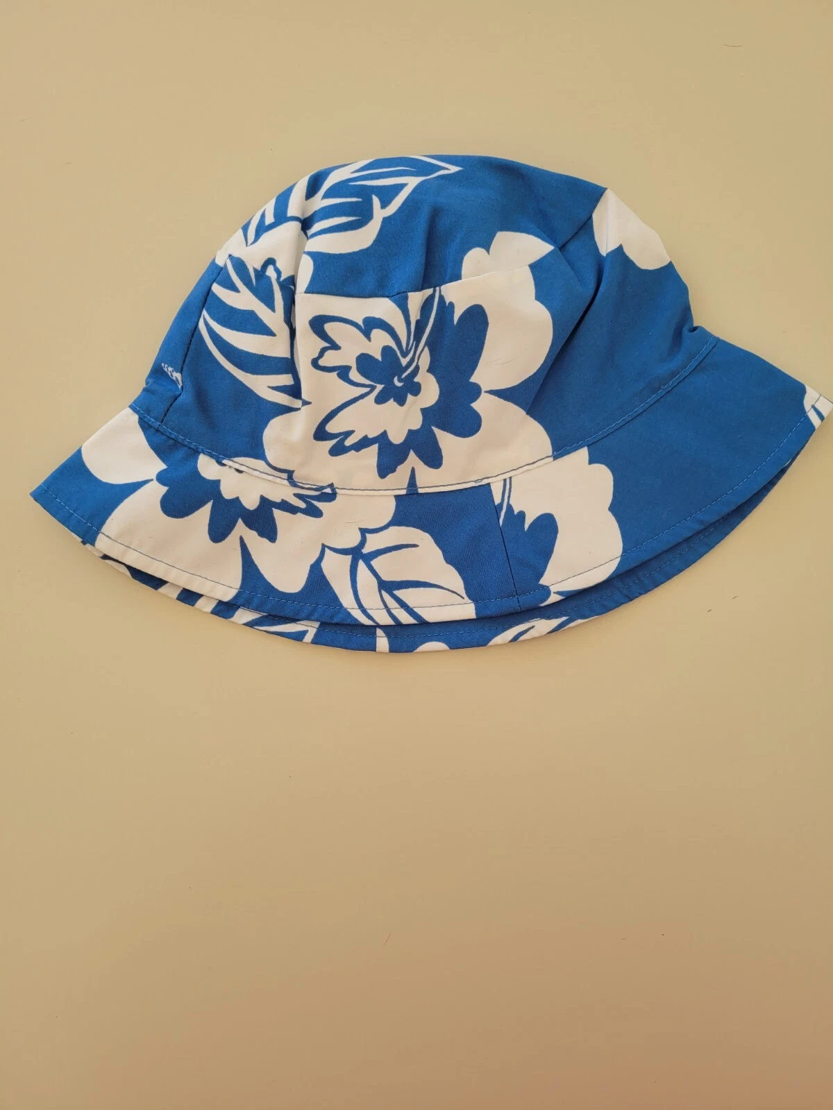BABY GAP sun tropical blue bucket hat toddler T 2 3 years beach pool