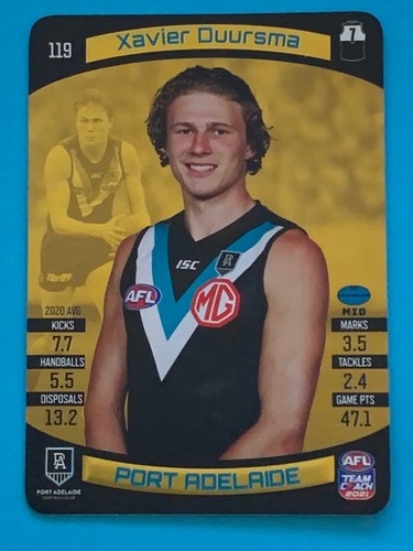 2021 AFL TEAMCOACH GOLD CARD SINGLES - Price Per Card-Excellent. - Bild 58 von 121