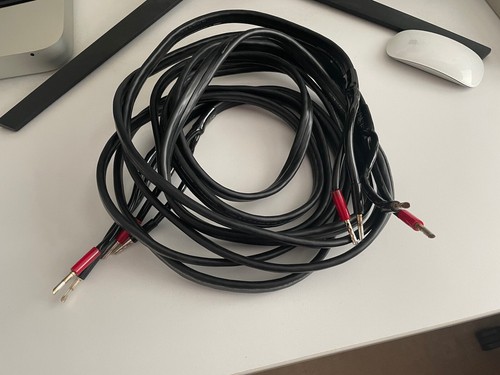 AudioQuest Rocket 22 black speaker cable, 3 metre pair, banana plug terminated