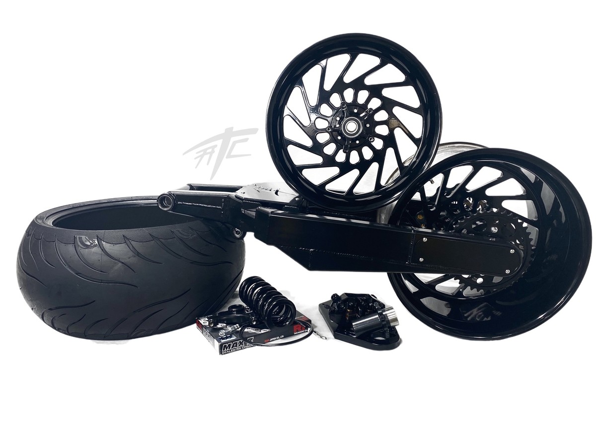 フルクラム 360t 2006-2011 Kawasaki Ninja ZX-14 360 OSD Fat Tire Kit Solid Black