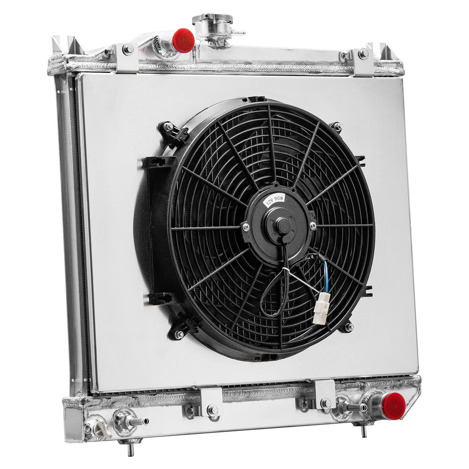3 Row Aluminum Radiator&Shroud Fan For 1987-1999,96 Dodge Dakota 2.2L 2.5L 3.9L - Image 4 of 4