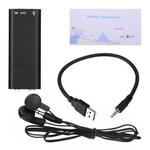 Mini Spy Audio Recorder Voice Activated Office Listening Device 96 Hours 8GB USA - Picture 11 of 12