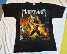 Manowar - Warriors of the World Tour 2002 - T-Shirt Größe XL - selten - *TOP*