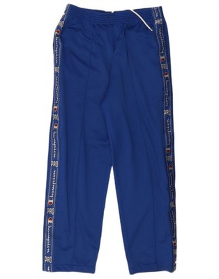 Champion Mens Graphic Tracksuit Trousers Medium  Blue FE17
