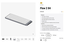 LOFREE Flow2 84 keys Void Switches Low-Profile Mechanical Keyboard Sealed