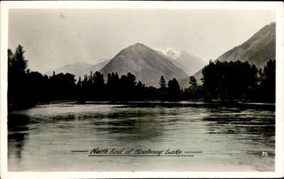 North End of Kootenay Lake BC Canada Real Photo RPPC Gowen Sutton Postcard