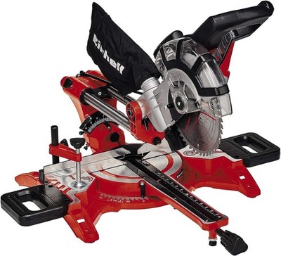 Einhell Zug-Kapp-Gehrungssäge TC-SM 2131/2 Dual (1800 W, max. 62 mm x 310 mm
