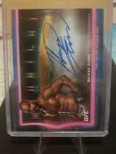 2025 TOPPS MIDNIGHT UFC RASHAD EVANS HORIZON SIGNATURES AUTO