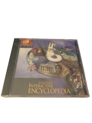 Compton's Interactive Encyclopedia 1997 PC Mac CD-ROM Y2K Retro Edutainment