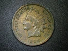 1908-S Indian Head Cent! Key Date XF++ Condition Very Original! Woodgrain Toned