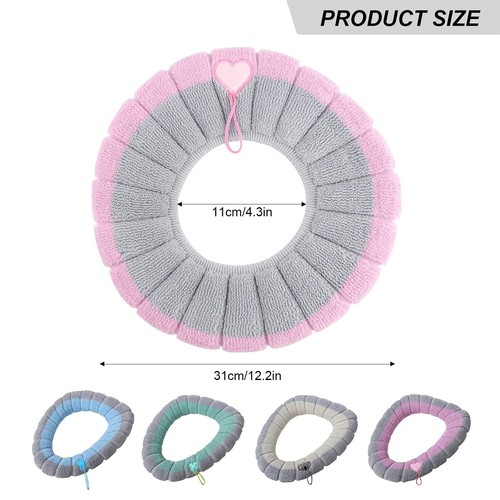 Soft Toilet Seat Cover Pads, Stretchable Washable Toilet Seat Cushion Cover w... - Picture 2 of 6