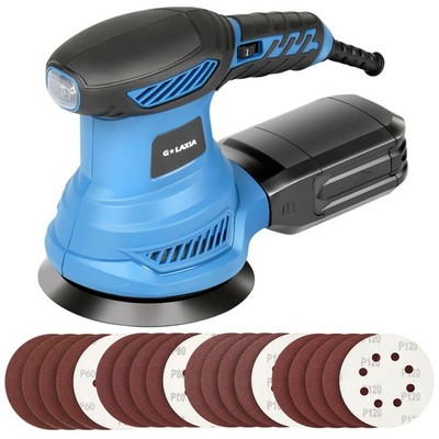 Random Orbital Sander, 2.5Amp 4.9-inch Electric Palm Sander with 20 piece San...