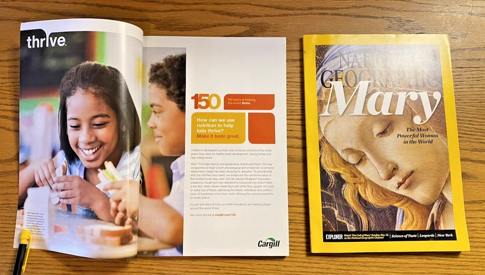 LOT OF 2 National Geographic Magazine (Issue) Mary Powerful Woman December 2015 - Image 4 of 4