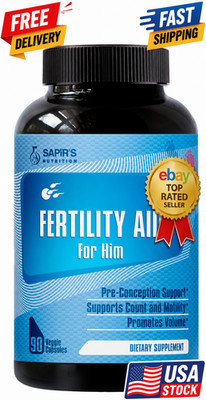 Male Fertility Supplement - Pre Conception for Him Boost Sperm Count, Motilit...