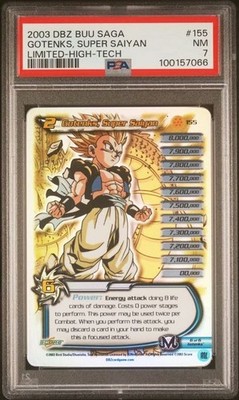 2003 SCORE DRAGON BALL Z BUU SAGA #155 GOTENKS, SUPER SAIYAN LIMITED-HIGH TECH 7