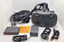 HTC Vive VR Headset Kit + 🔥Eyefluence Eye Tracking Mod 🔥  Excellent A+ Clean