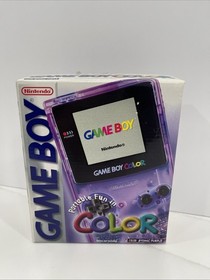 Game Boy Color NEW 1999 Nintendo Atomic Purple Authentic Collector Quality CIB