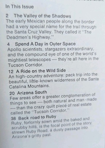 Arizona Highways January 1980 Ted De Grazia Tucson Corridor Ruby Road - Picture 2 of 5