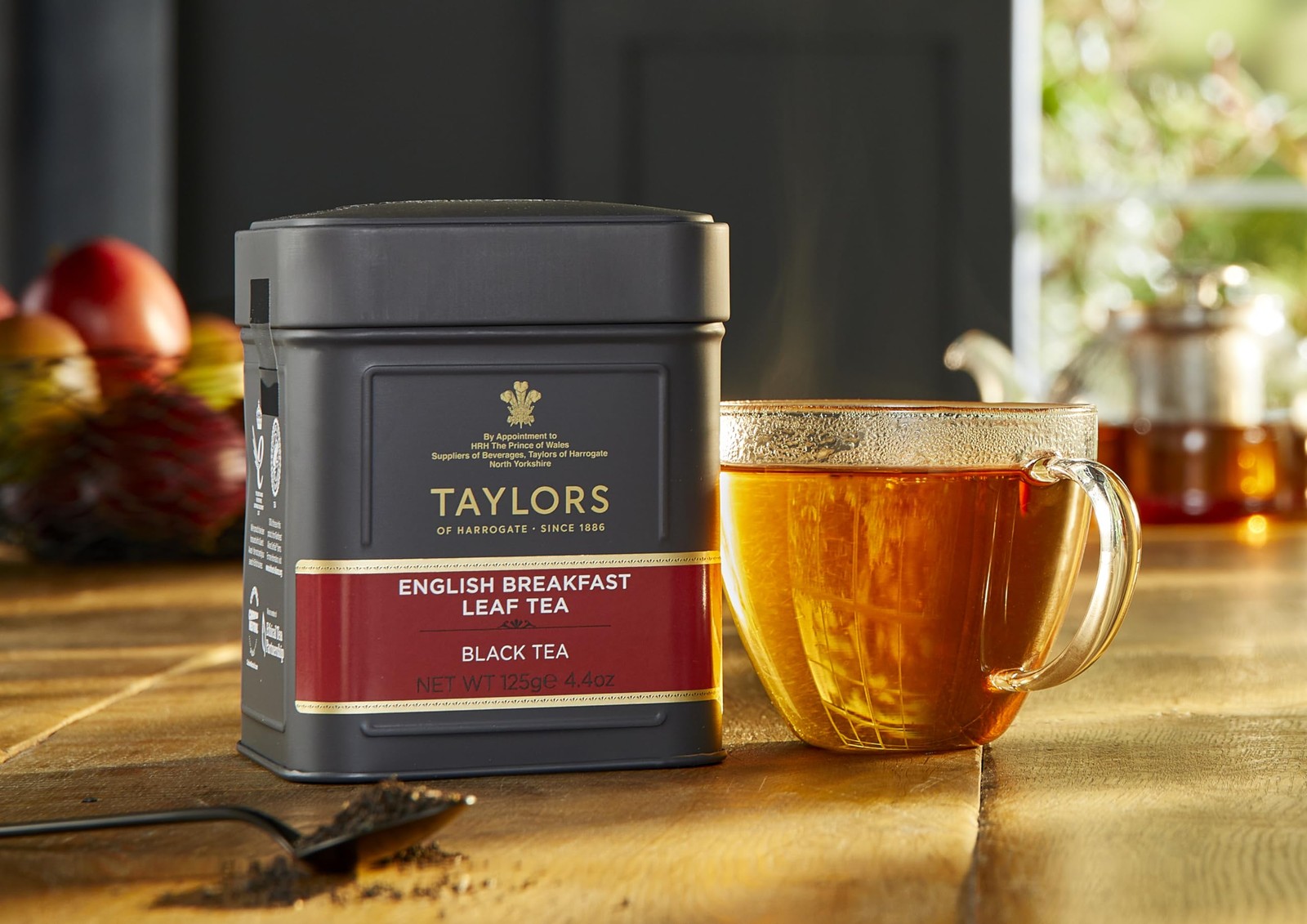 Taylors of Harrogate English Breakfast Loose Leaf Tea 4.41 Ounce Tin