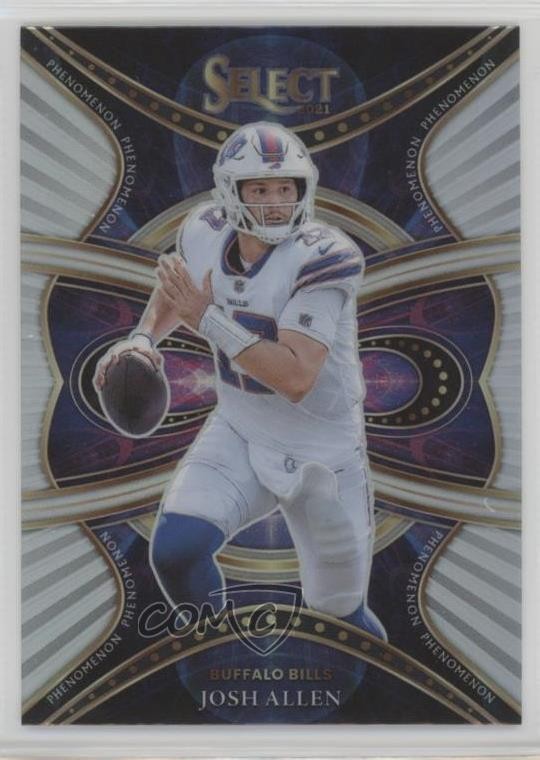 2021 Panini Select Phenomenon Silver Prizm Josh Allen #PHE-2