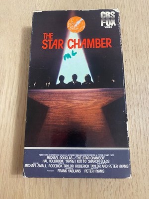 The Star Chamber VHS CBS Fox Video Michael Douglas Hal Holbrook Vintage Movie
