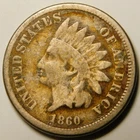 1960 Indian Head Cent Penny VG-Details    "Actual Coin Pictured"