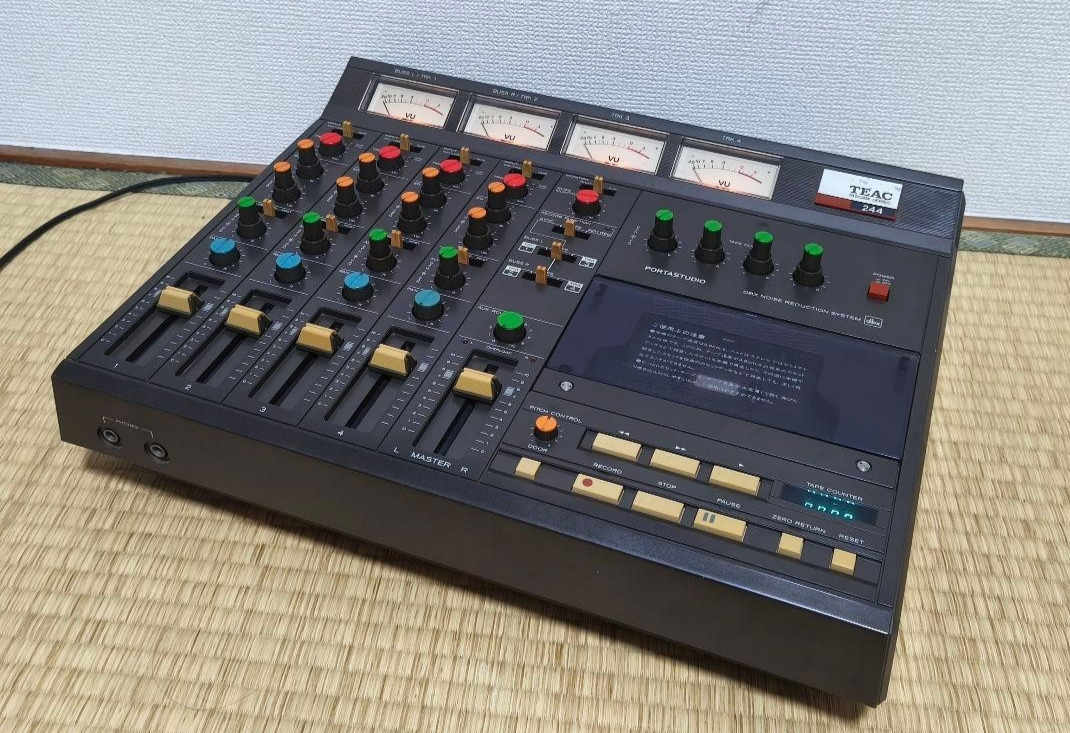 TASCAM Portastudio 244 TEAC Multitrack Cassette Recorder Vintage