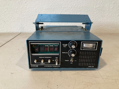 RARE CONAR 452 SYNTHESIZED TRANSCEIVER UNTESTED COND
