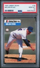 1993 JIMMY DEAN #16 NOLAN RYAN PSA 10