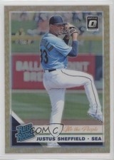 2019 Donruss Optic Rated Rookies We the People Prizm 69/76 Justus Sheffield fo7