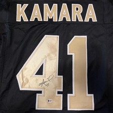 Alvin Kamara Signed Jersey. XL. Beckett Certified. Rookie. R05035