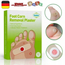 42x Fuß Mais Entferner Pads Plantar Warzen D...