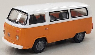 WIKING NEW HO 1/87 scale Volkswagen VW T2b Camper Bus in Orange & White