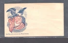 US  Civil War patriotic cover unused,  our flag shall wave    #162