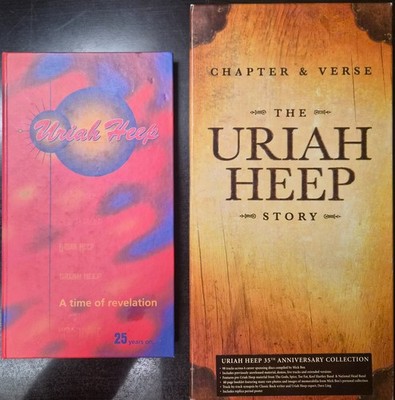 The Uriah Heep Story CHAPTER & VERSE (6 CD) & TIME OF REVELATION (4 CD) LOT