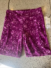 No Boundaries Womens Floral Bike Shorts w/ Cell Phone Pocket Sz S/M