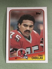 Tony Casillas Rookie 1988 Topps Atlanta Falcons #391 MM492