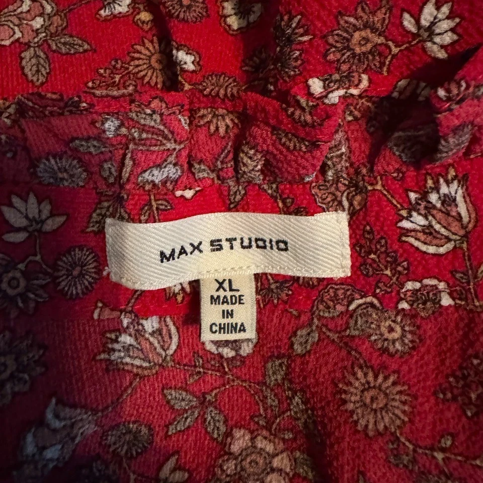 Maxi Vestido Max Studio Prairie Talla XL Cottagecore Campesino Country Bohemio Foto 4 de 4